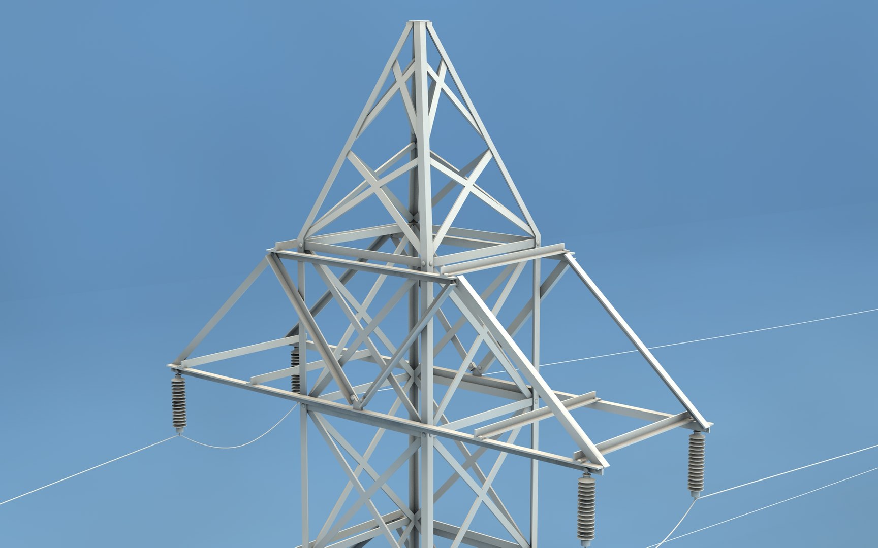 C4d Tower Electricity Pylon