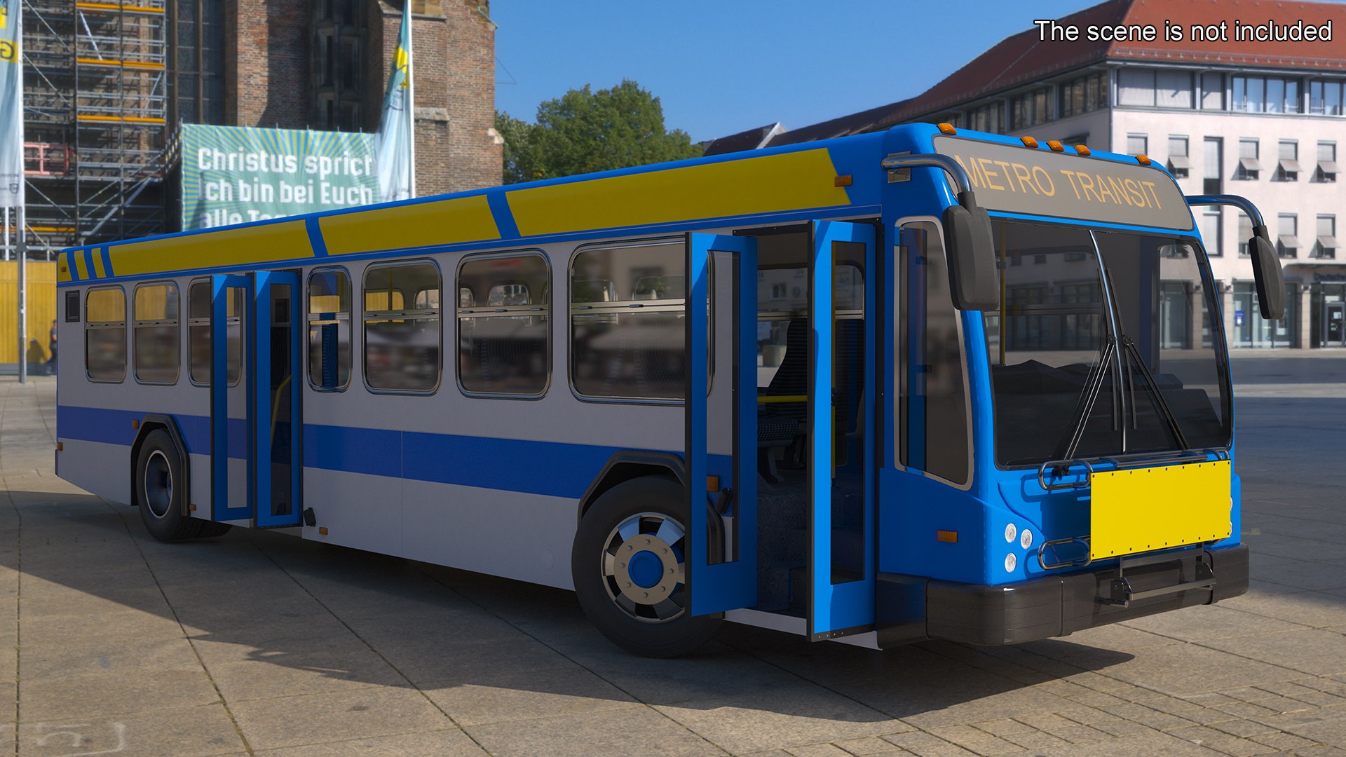 Metro Transit Bus Rigged 3D Model - TurboSquid 2180387