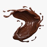 Chocolate Liquid Splash 034