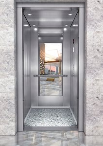 3D elevator interior