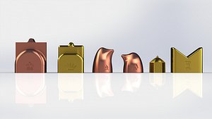 Shatranj Ancient Chess Set by MILOSAURUS (with modern chess symbols)