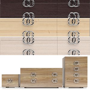 3D chests bedside tables prestige model