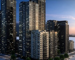 3D City Block Type A29 model