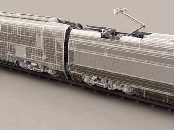 tgv duplex 3d model