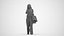 00185Dana004 - Adult Caucasian woman walking calling smartphone in retail space autumn attire