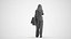 00185Dana004 - Adult Caucasian woman walking calling smartphone in retail space autumn attire