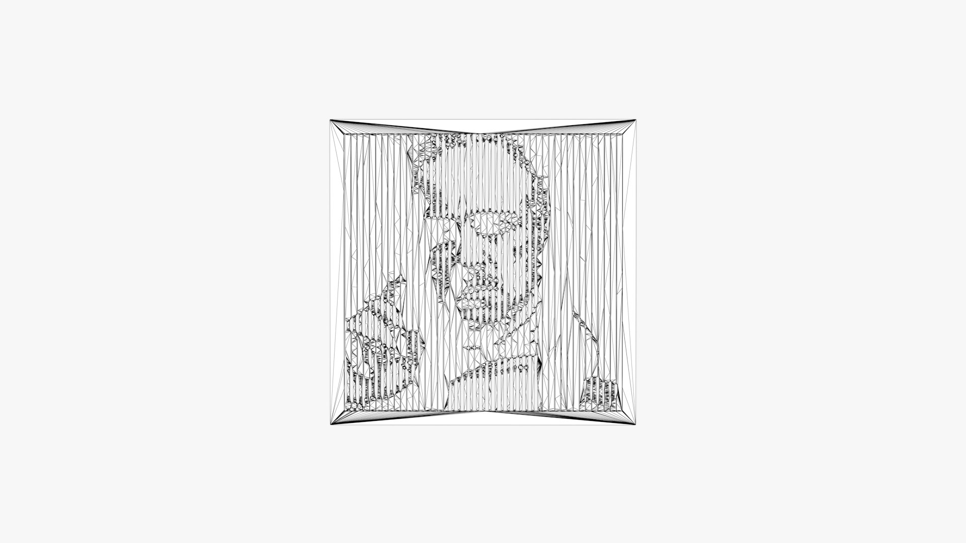 3D Halftone Wall Sticker 04 - TurboSquid 2427615