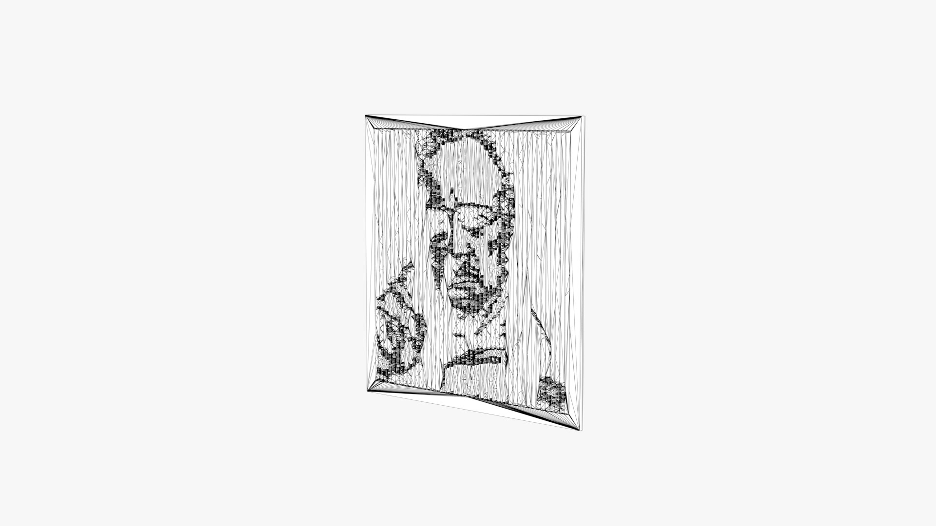 3D Halftone Wall Sticker 04 - TurboSquid 2427615