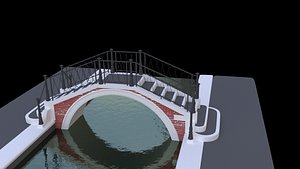 3d model venetian bridge