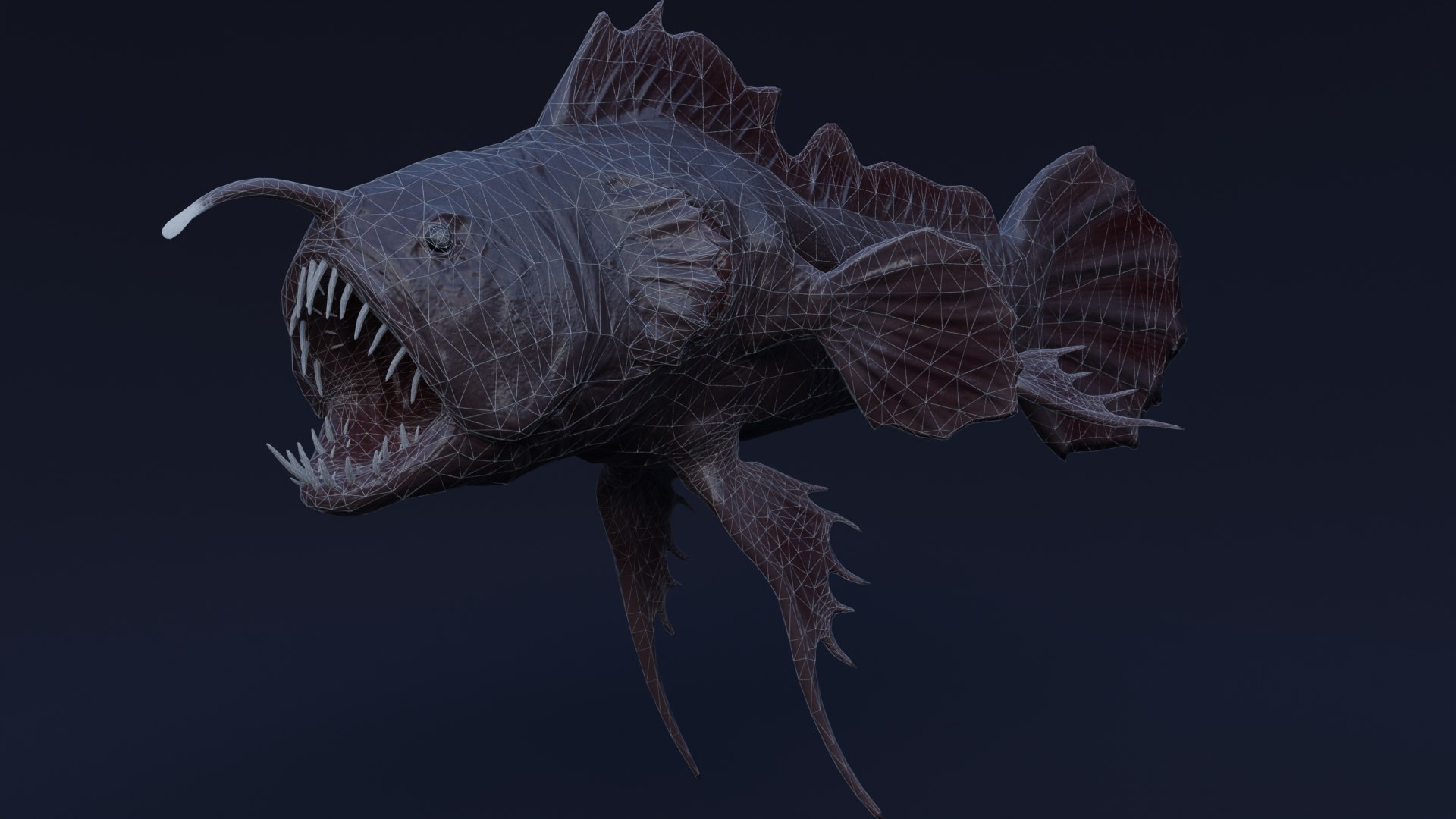 Angler Fish 3D Model - TurboSquid 1931317