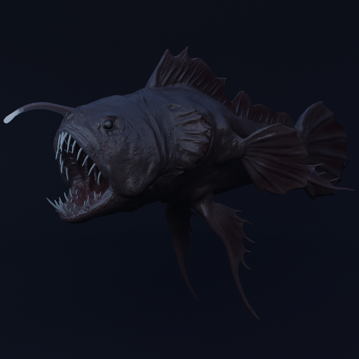 Angler Fish 3D model - TurboSquid 1931317