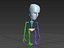 Robot attrezzato con 3Ds max Biped