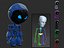 Robot attrezzato con 3Ds max Biped