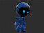 Robot attrezzato con 3Ds max Biped