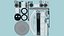 Kolekcja 10 Wheel Robots H – projekty postaci science fiction