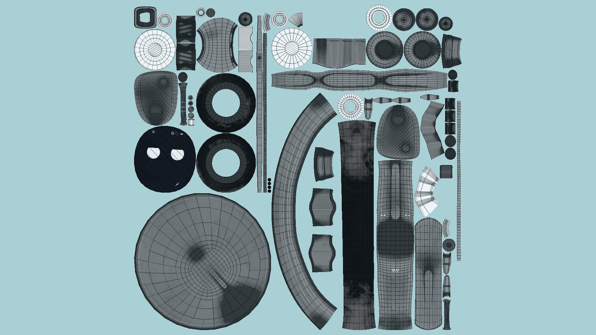 3D 10 Wheel Robots H Collection - SciFi Character Design https://p.turbosquid.com/ts-thumb/uG/8zHe9J/JM/r6uv/png/1649951745/1920x1080/fit_q87/9db20c8ec3043019024e0346fd6fff621229a1c9/r6uv.jpg