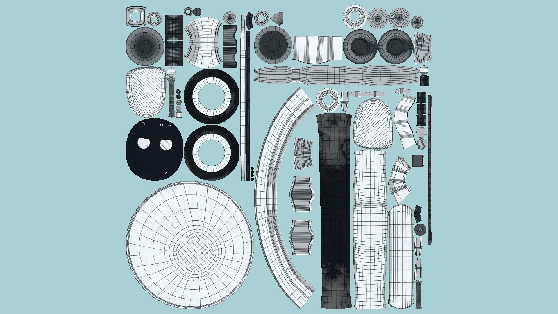 3D 10 Wheel Robots H Collection - SciFi Character Design https://p.turbosquid.com/ts-thumb/uG/8zHe9J/lK/r5uv/png/1649951737/1920x1080/fit_q87/771ec467f3e4685baf3f9f95445d1df2b610b7f0/r5uv.jpg