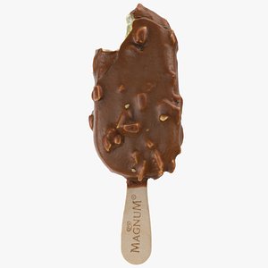 Magnum Ice Cream Bar Almond - Raw Scan 3D
