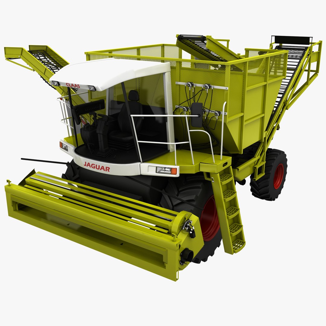 Combine Claas 2 3d 3ds