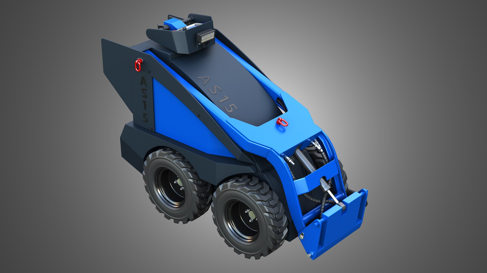 AS15 - Mini Skid Steer - Loader Standard 3D Model - TurboSquid 2154548