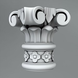 3d c4d classical decoration ornamental