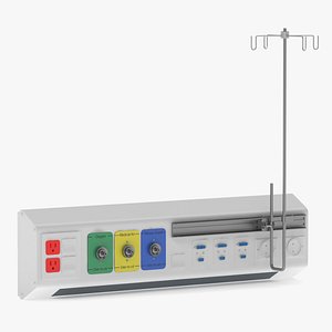 3D Medical Bed Head Unit