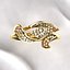 Calla Flower Luxury Gold Ring