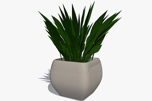 plant pot 3d dxf