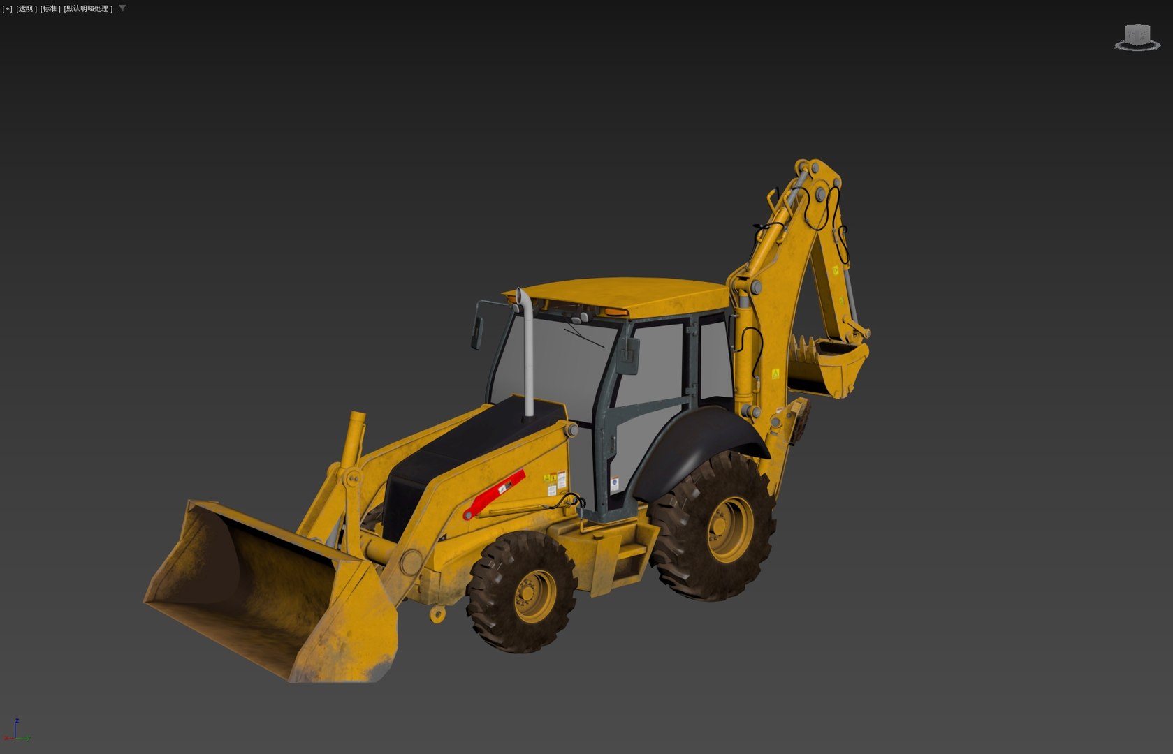 3D Backhoe - TurboSquid 2418192