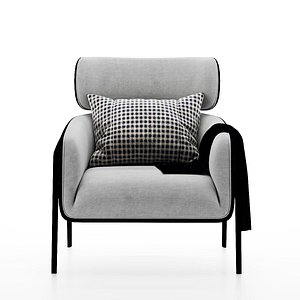 3D armchair chair