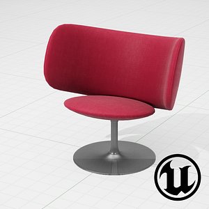 3d model unreal halle stella chair