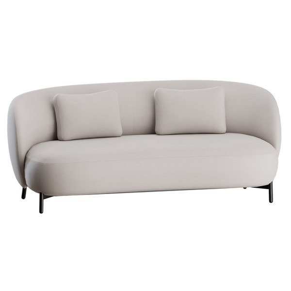 Lunam Sofa by Kartell model - TurboSquid 1854628