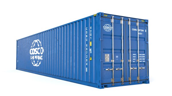 40 ft COSCO standard shipping container 3D model - TurboSquid 2004504