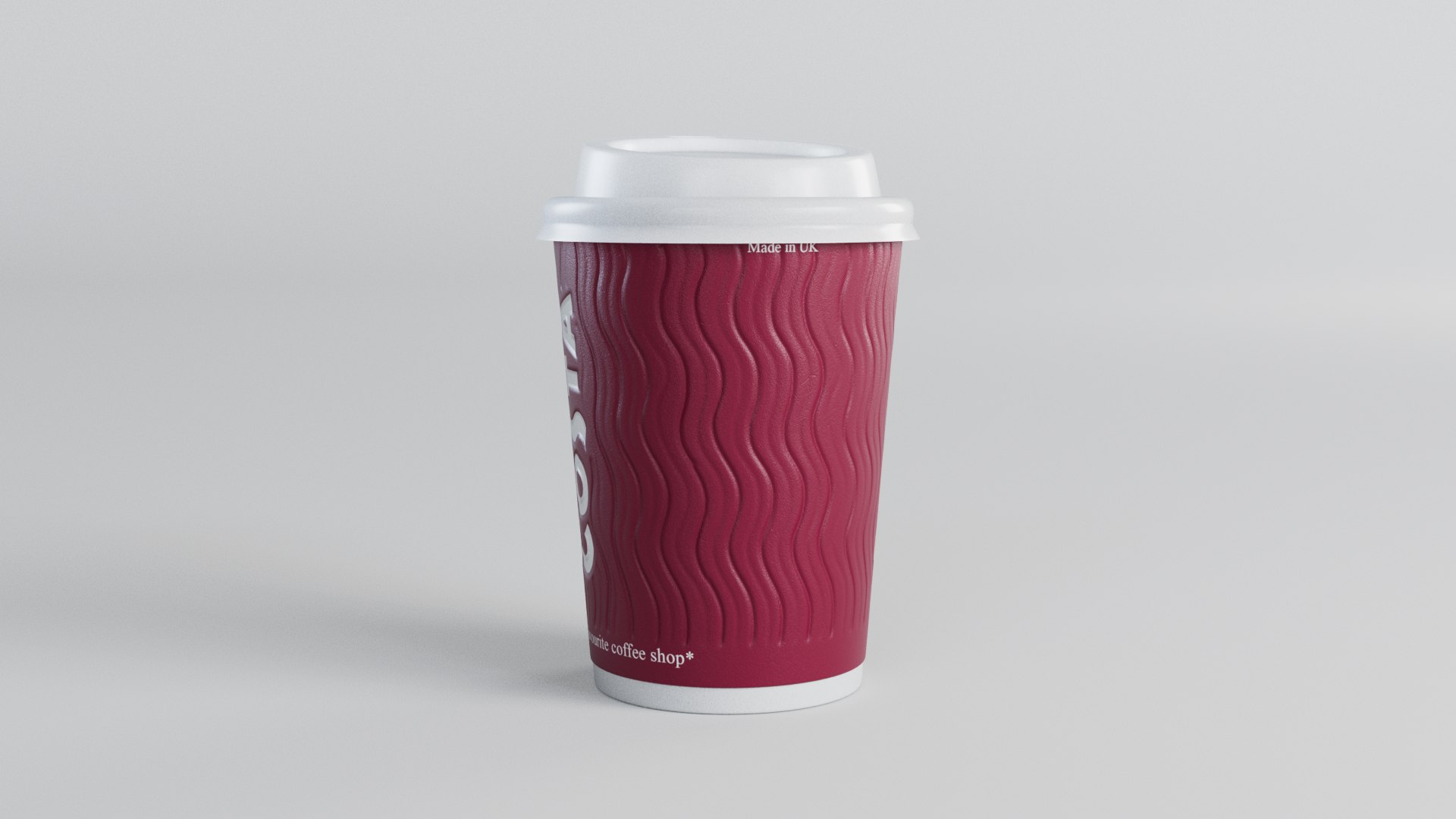 3D Costa Coffe Cup Model TurboSquid 2161163