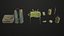 Kolekcja Mine Bomb Single Mat Wszystkie tekstury PBR Unity UE