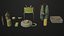 Kolekcja Mine Bomb Single Mat Wszystkie tekstury PBR Unity UE