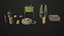 Kolekcja Mine Bomb Single Mat Wszystkie tekstury PBR Unity UE