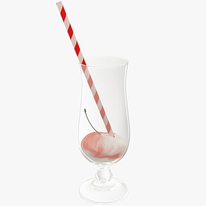 cocktail smoothie beverage 3D model