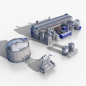 Industrial objects for liquefied gas