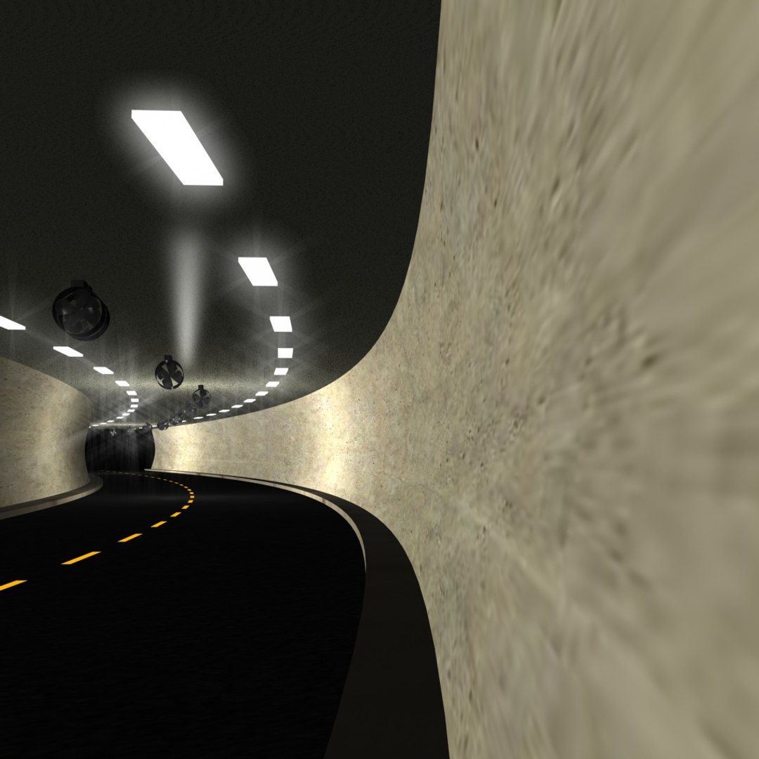 3d Model Road Tunnel - Turbosquid 1242445