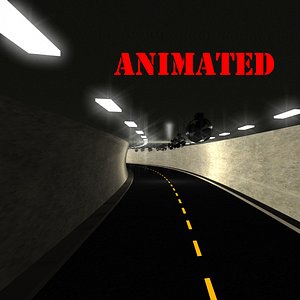 3D model road tunnel