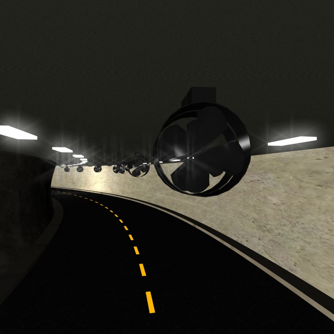 3d Model Road Tunnel - Turbosquid 1242445