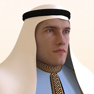 3D model Arab Man