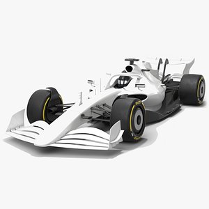 3d Model Race Car on a Black Background with Reflection. 3d