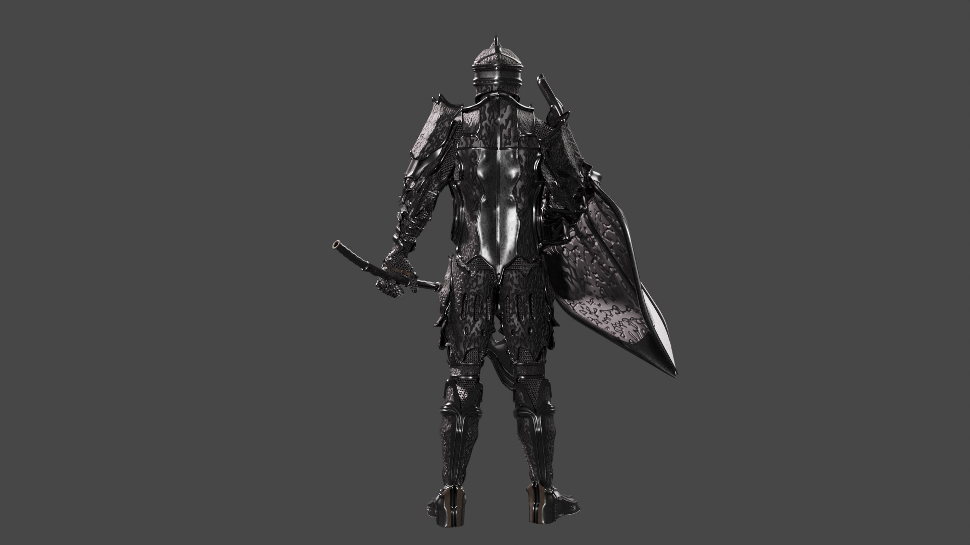 3D model Moonlord Sunlord armor TurboSquid 1984262