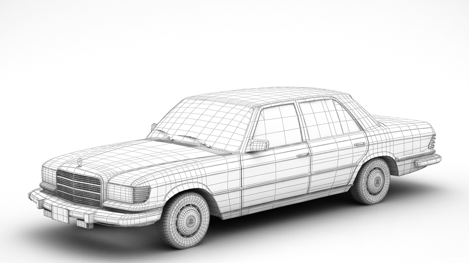 Mercedes Benz 350 SE V2 3D Model - TurboSquid 2010128