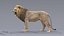 3D Lion RIGGED model