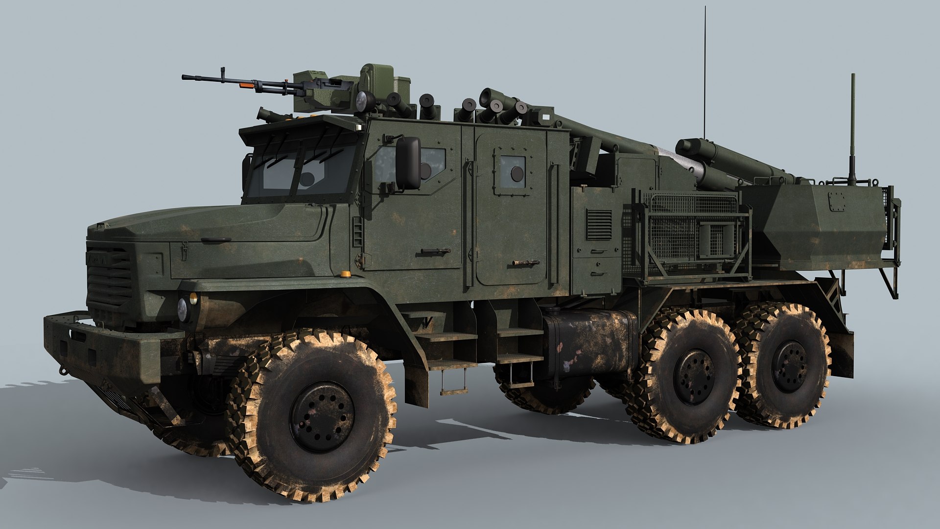 2S40 Floks 3D Model - TurboSquid 2211213