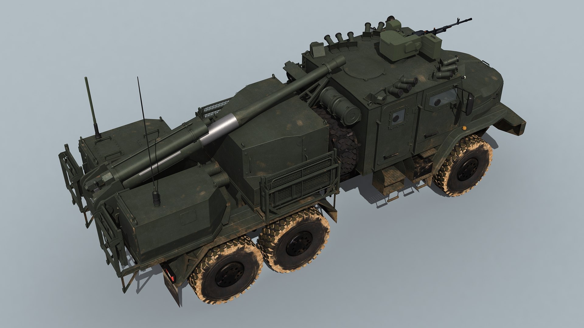 2S40 Floks 3D Model - TurboSquid 2211213