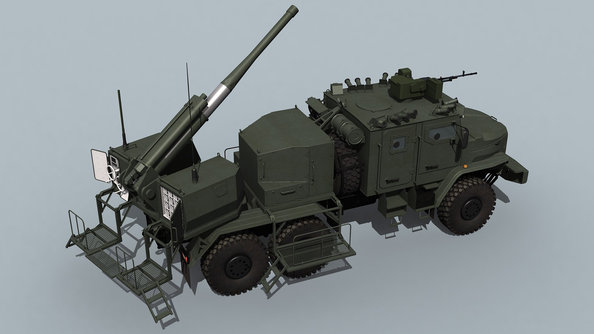 2S40 Floks 3D Model - TurboSquid 2211213